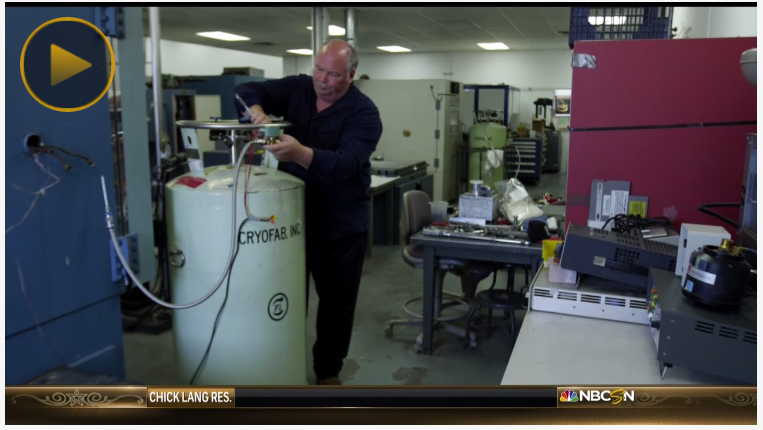 cryofab-tank-on-nbc-sports cryogenic tank in use