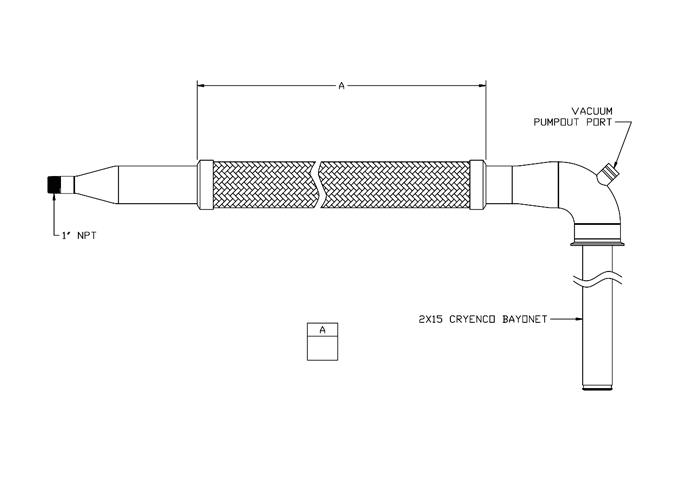 CP-3 trailer hose vacuum insulated