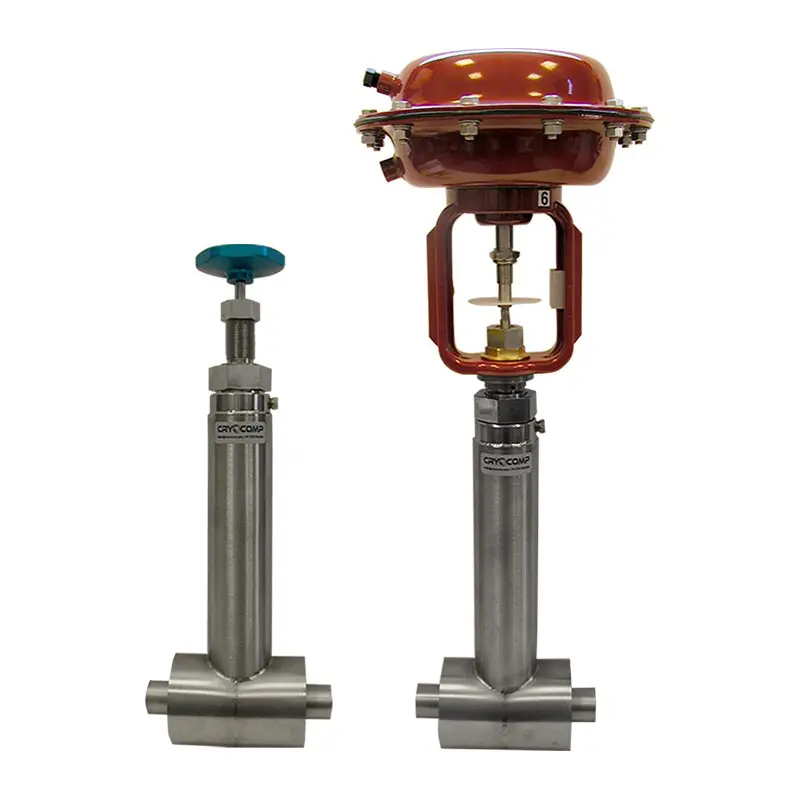 cryogenic valves manual and actuated