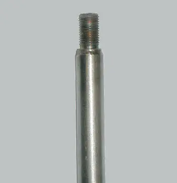 liquid helium transfer line threaded tip