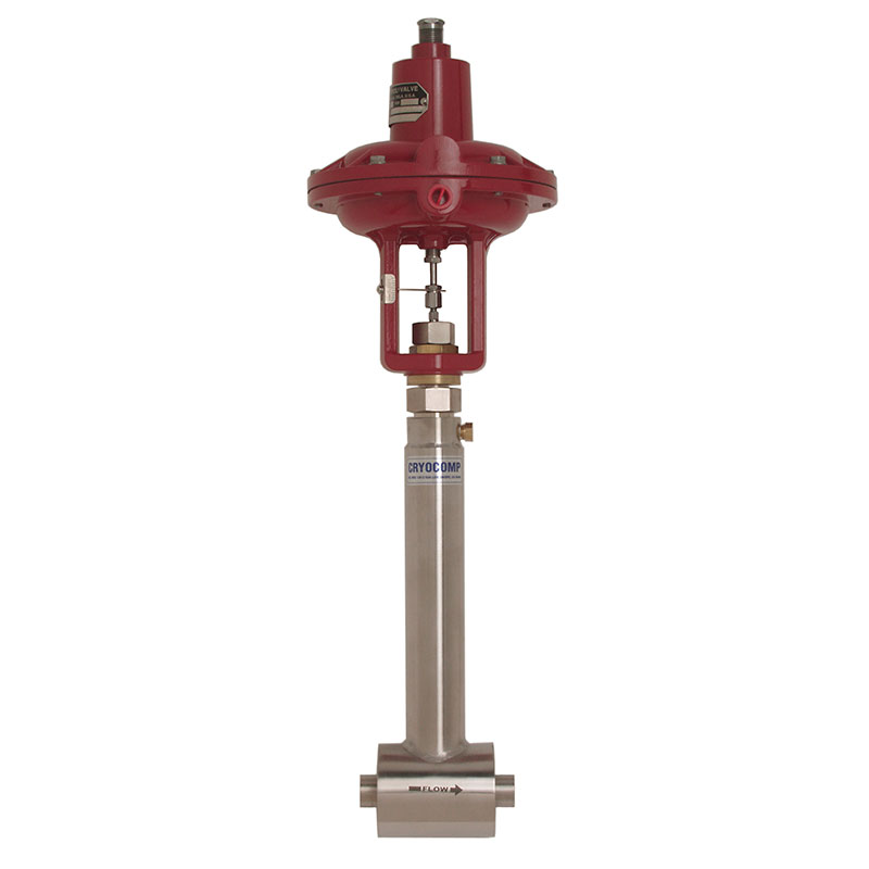 cryogenic piping system valve