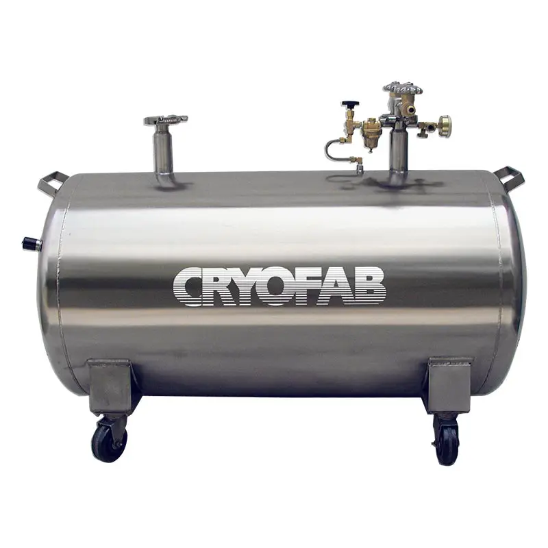 horizontal cryogenic tank