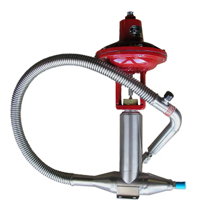 liquid nitrogen hose with valve