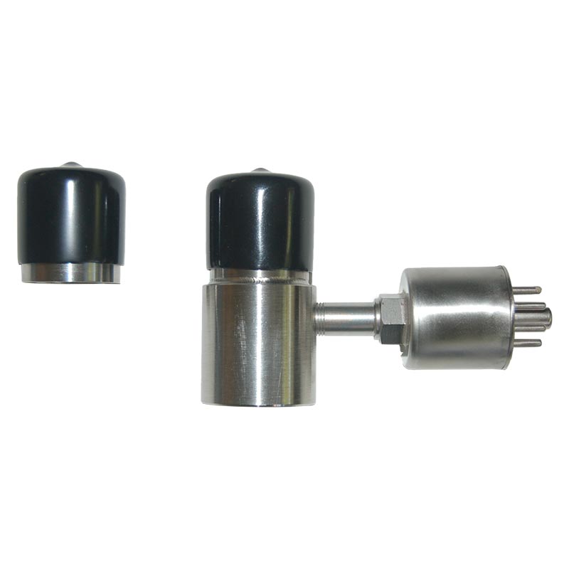 cryogenic vacuum valve with side port