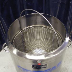 optional dipping basket for cryogenic container
