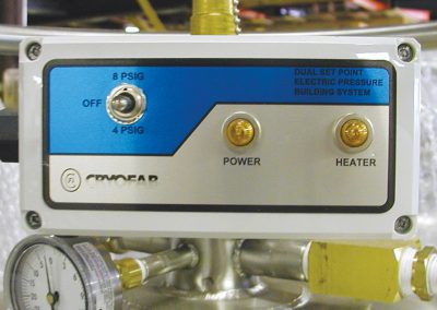 electric pressure building system for cryogenic tank
