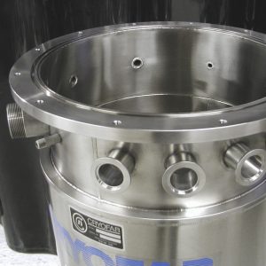 optional flanged top for cryogenic dewar