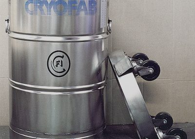 removable dolly for portable cryogenic dewars