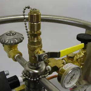 top-vertical-withdrawal top vertical withdrawal port option for cryogenic dewar/tank