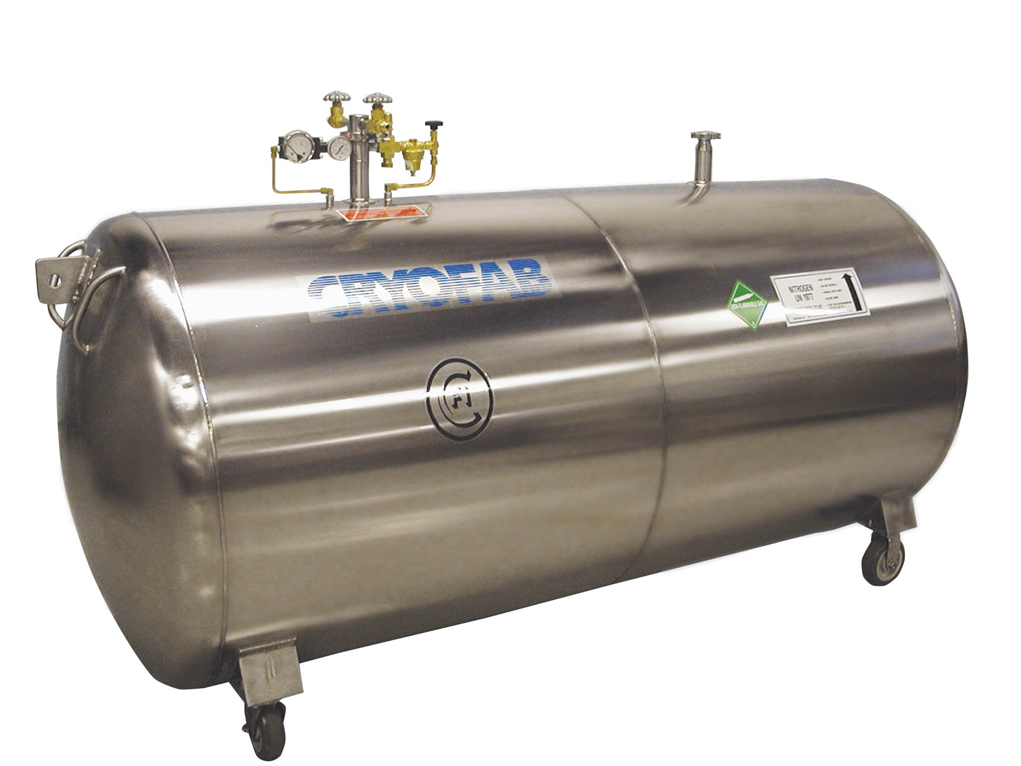 horizontal cryogenic tank