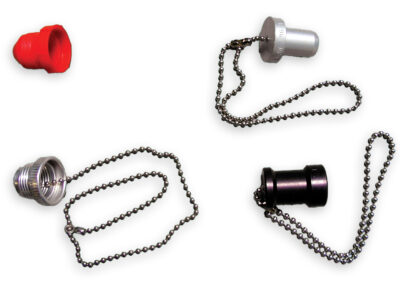 Caps and plugs for in home oxygen systems