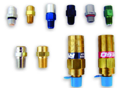 Relief valves for home care liquid oxygen systems