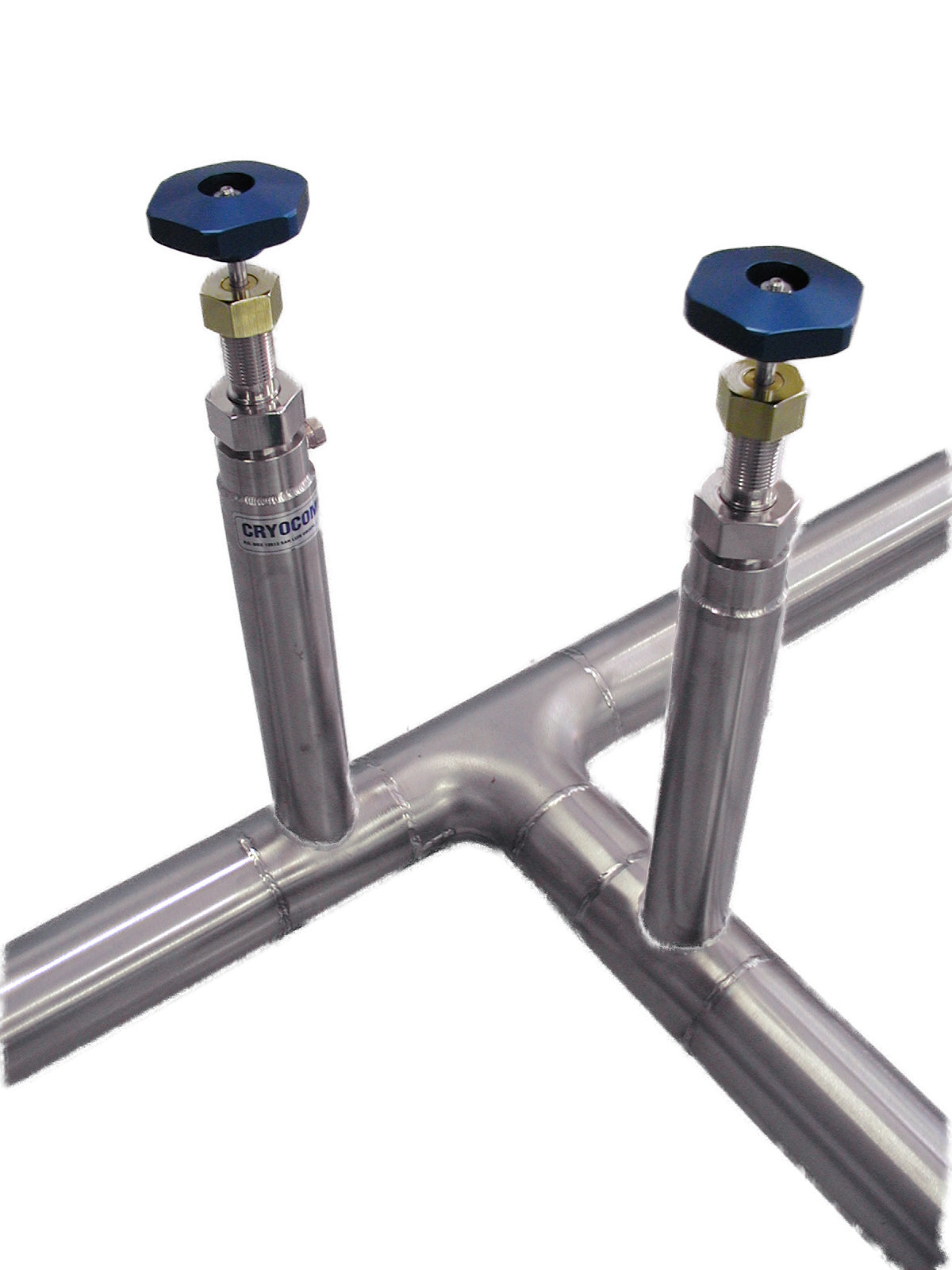 rigid vacuum jacketed piping with two manual valves